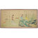 Oriental Furniture 36" Ladies In The Garden Silk Screen with Bracket