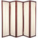 Oriental Furniture Helsinki Shoji Room Divider in Rosewood