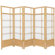 Oriental Furniture Low Kumo Classic Shoji Room Divider in Natural