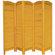 Oriental Furniture 72" Classic Venetian Room Divider in Honey