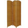Oriental Furniture Diamond Weave 3 Panel Room Divider in Light Beige