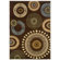 LR Resources Adana Brown Kaleidoscopic Rug