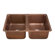 Thompson Traders Monterosso Hand Hammered Copper Double Bowl Kitchen Sink