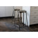 CG Sparks Metal Tufted Counter Stool in Natural (Set of 2)