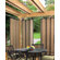 Versailles Home Fashions Indoor / Outdoor Bamboo Ring Top Panel in Espresso