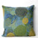 Liora Manne Graffiti Swirl Square Indoor/Outdoor Pillow in Cool