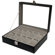 Wolf Designs Heritage Watch Storage Boxes Ten Piece Watch Storage Box with Cover in Black