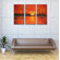 Stupell Industries Autumn Sunset Triptych Wall Art