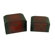 Keystone Intertrade Inc. Leather Jewelry Box with Crocodile Design in Distressed Red (Set of 2)