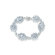 CZ Collections Cubic Zirconia and Pear Shape Stone Bracelet