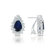 CZ Collections Pear Shape Cubic Zirconia Earrings