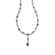CZ Collections Cubic Zirconia And Round Sterling Silver Necklace