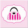 Secretly Designed Fashion Striped Handbag with Solid Border Art Print