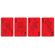 Molla Space, Inc. Red Playing Cards