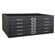 Sandusky Cabinets 10 Drawer Flat File with Open Base