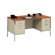 Sandusky Cabinets 60" W Double Pedestal Executive Desk with 2 File Drawers