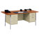 Sandusky Cabinets 72" W Double Pedestal Large Executive Desk with File Drawer