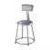 National Public Seating Height Adjustable Stool with Adjustable Backrest