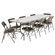National Public Seating 6' Rectangular Folding Table