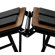 National Public Seating Mobile Cafeteria Bench-Table