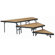 National Public Seating Stage Pie Riser Set in Hardboard