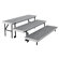 National Public Seating Three-Level Trans-Port Choral Risers