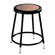 National Public Seating Adjustable Height Stool with Round Hardboard