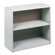 Safco Products Company Value Mate Series Bookcase, 2 Shelves, 31-3/4w x 13-1/2d x 28h, Gray                                                         