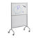 Safco Products Company Rumba Screen Magnetic Whiteboard with Polycarbonate Panel in Gray