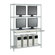 Safco Products Company 48" Wide Wire LAN Management System with Accessories