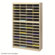 Safco Products Company Steel Literature Organizer with 60 Letter-Size Compartments