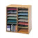 Safco Products Company Small Wood Adjustable-Compartment Literature Organizer