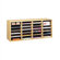 Safco Products Company Medium Wood Adjustable-Compartment Literature Organizer