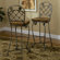 Riverside Furniture Harmony 3 Piece Pub Table and Barstool Set