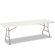 Cosco Home and Office Blow Molded Folding Table, 30w x 72d x 29-1/4, White
