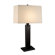 Sonneman Monolith Table Lamp in Black Brass
