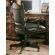 Hooker Furniture High-Back Ridge Office Chair with Arms