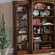 Hooker Furniture Brookhaven Left Hand Bookcase in Medium Clear Cherry