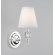 Robert Abbey Muses Calliope Wall Sconce in Lead Crystal