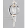 Robert Abbey Muses Calliope Wall Sconce in Lead Crystal