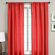 Softline Home Fashions Bella Kids Rod Pocket Panel in Red