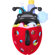 Boon Bug Pod Bath Toy Scoop in Red