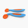 Boon Benders Adaptable Utensils in Blue Raspberry / Tangerine