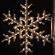 Holiday Lighting Specialists 36" Pole Decoration Garland Snowflake in Warm White