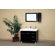 Bellaterra Home Payne Bathroom Mirror Side Cabinet in Black