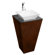 Wyndham Collection Esprit Pedestal Bathroom Vanity Set in Espresso