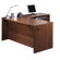 Bestar Embassy L-Shaped Executive Workstation with Assembled Pedestal