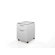 Bestar Pro-Linea Assembled Mobile Pedestal in White