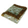 Trend Lab Zebra Receiving Blanket Framed in Blue