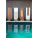 RS Furnishings Pura Vida I Off The Grid Teak Panel in White with Natural Grid